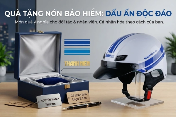 Làm thế nào để quà tặng nón bảo hiểm trở nên độc đáo?