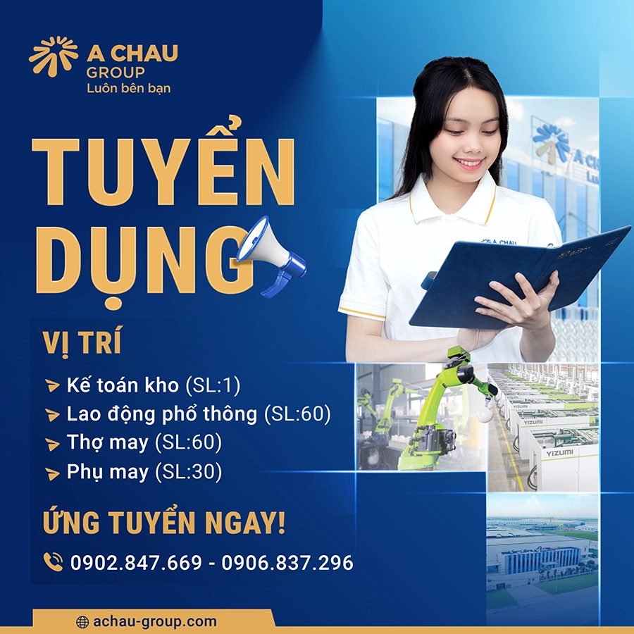 Tuyển dụng lao động Á Châu Group 2026