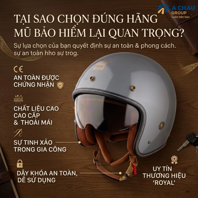 Vì sao chọn đúng hãng mũ bảo hiểm lại quan trọng?