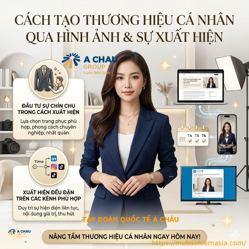 Cách tạo thương hiệu cá nhân qua hình ảnh và sự xuất hiện