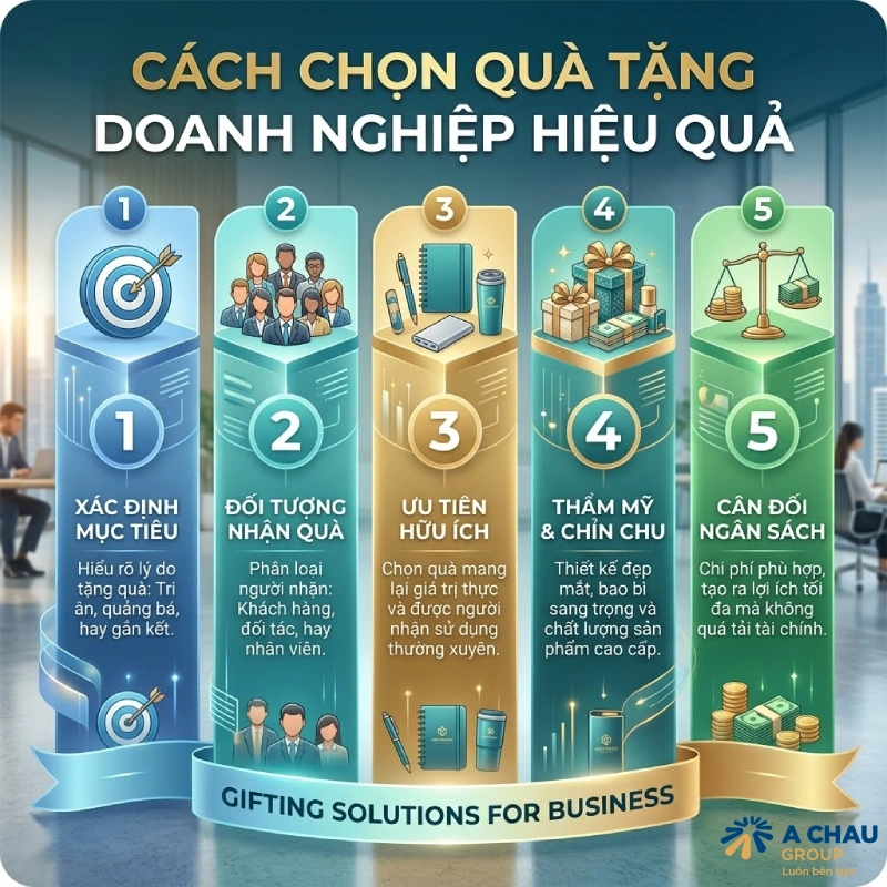 Cách chọn quà tặng doanh nghiệp