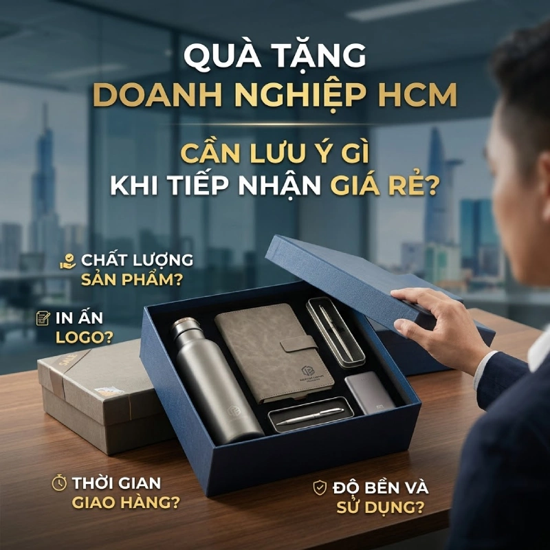 Quà tặng doanh nghiệp HCM nên lưu ý gì khi tiếp nhận giá rẻ