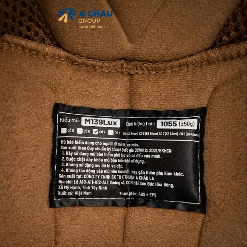 Hình ảnh mũ bảo hiểm đạt chuẩn