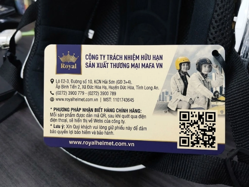 Hình ảnh mũ bảo hiểm đạt chuẩn