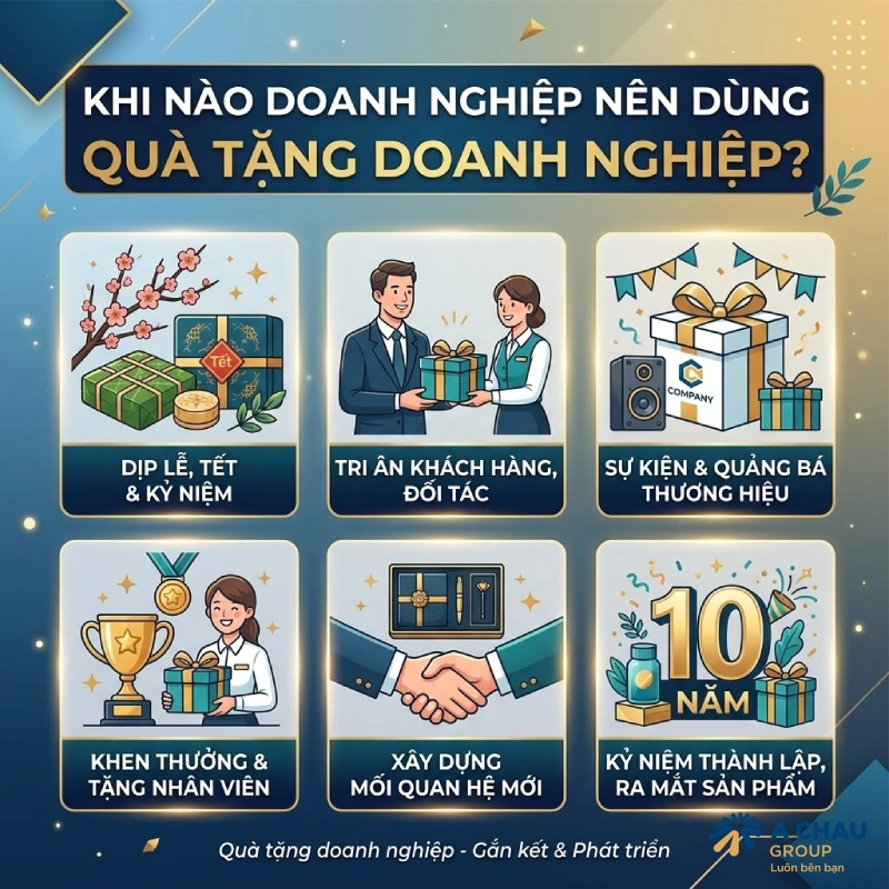 Khi nào doanh nghiệp nên sử dụng quà tặng doanh nghiệp?