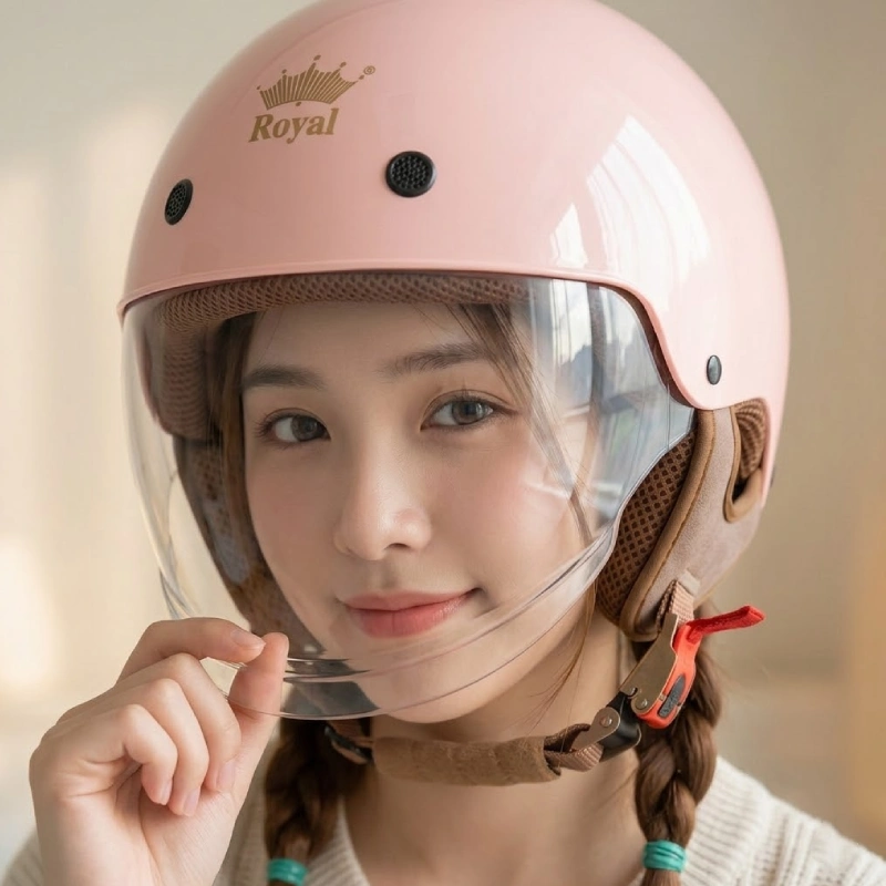 Mũ bảo hiểm giấu kính hoạt động như thế nào?