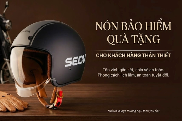 Nón bảo hiểm quà tặng cho khách hàng thân thiết