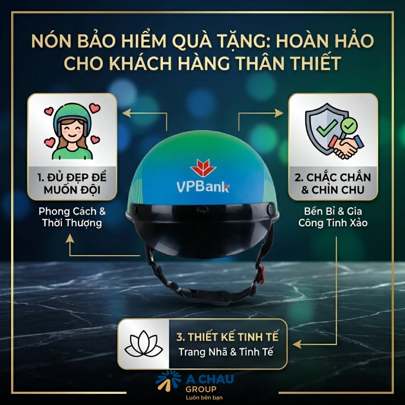 Thế nào là một chiếc nón bảo hiểm quà tặng phù hợp cho khách hàng thân thiết?