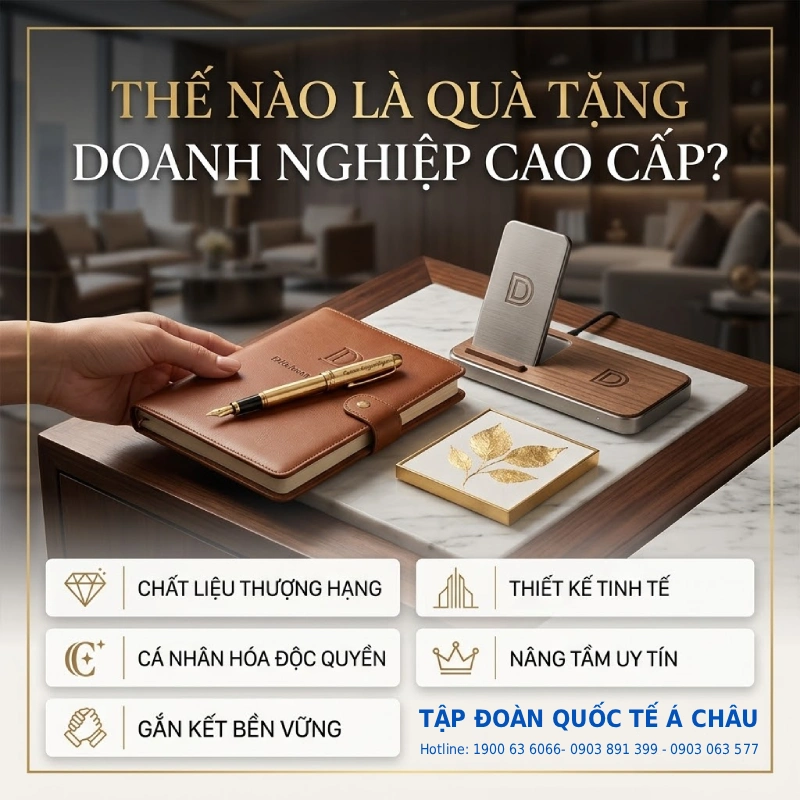 Thế nào là quà tặng doanh nghiệp cao cấp?