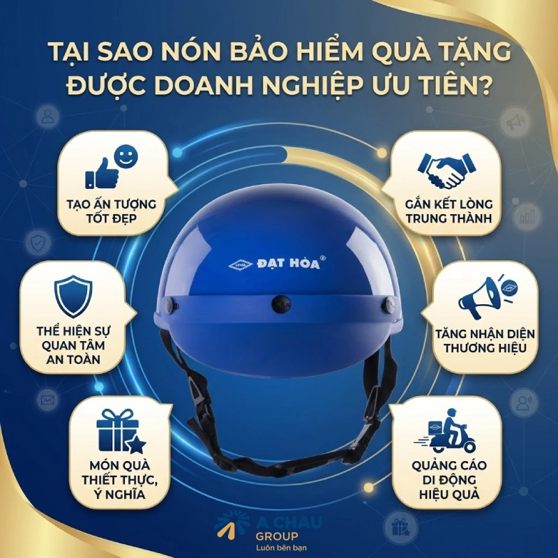 Vì sao nón bảo hiểm quà tặng cho khách hàng thân thiết ngày càng được doanh nghiệp ưu tiên?