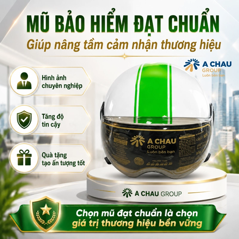 Vì sao nên chọn nón bảo hiểm in logo đạt chuẩn chất lượng? 5 Nón bảo hiểm in logo đạt chuẩn giúp nâng tầm cảm nhận thương hiệu