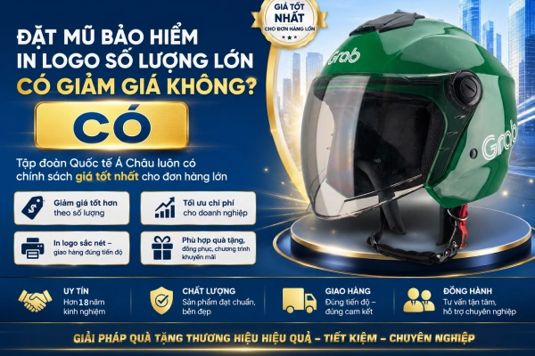 Đặt mũ bảo hiểm in logo số lượng lớn có giảm giá không