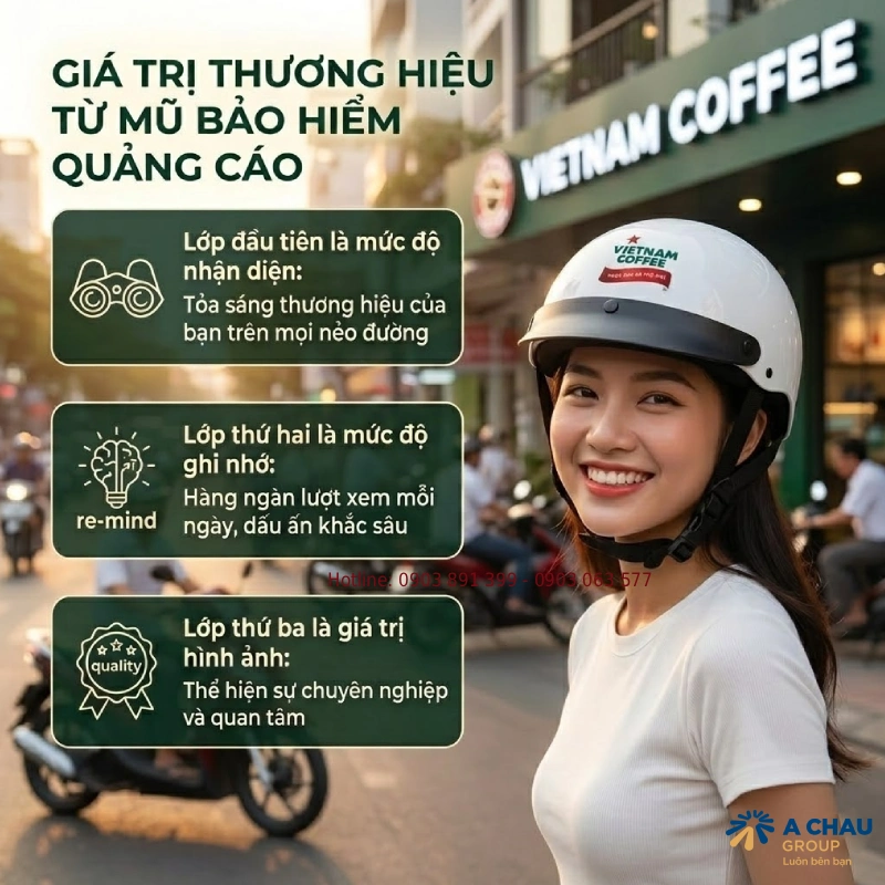 Những giá trị thương hiệu mà mũ bảo hiểm quảng cáo mang lại