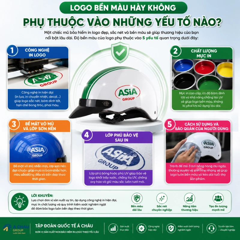 Logo bền màu hay không phụ thuộc vào những yếu tố nào?