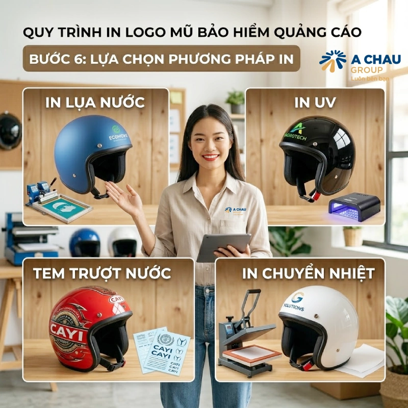 Bước 6: Lựa chọn phương pháp in
