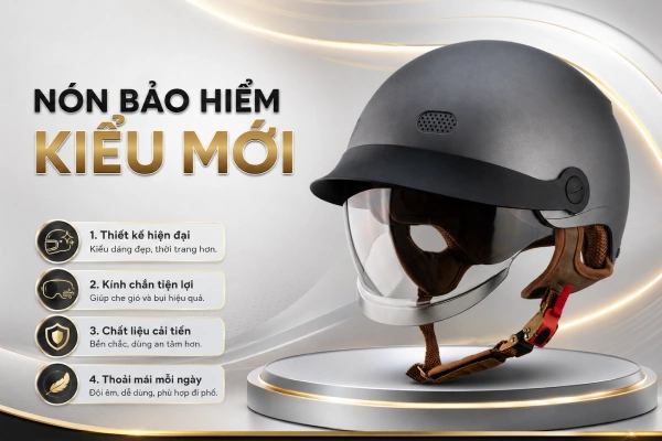 Nón bảo hiểm kiểu mới