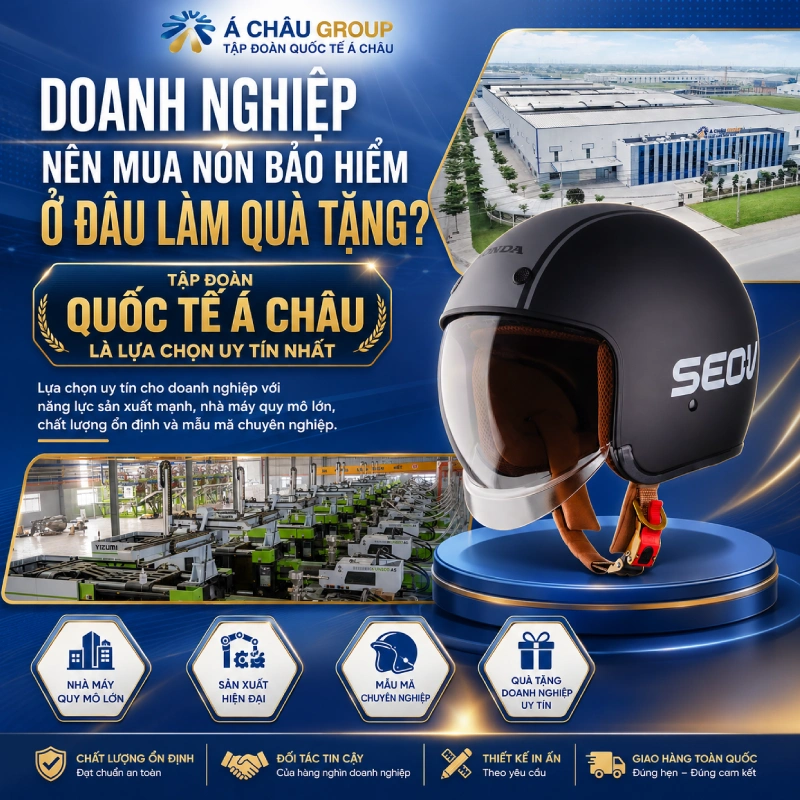 Đối với doanh nghiệp nên mua nón bảo hiểm ở đâu làm quà tặng?