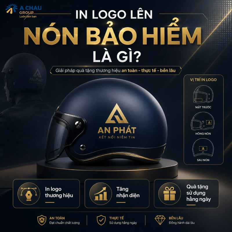 In logo lên nón bảo hiểm ở đâu tốt nhất? 1 In logo lên nón bảo hiểm là gì?