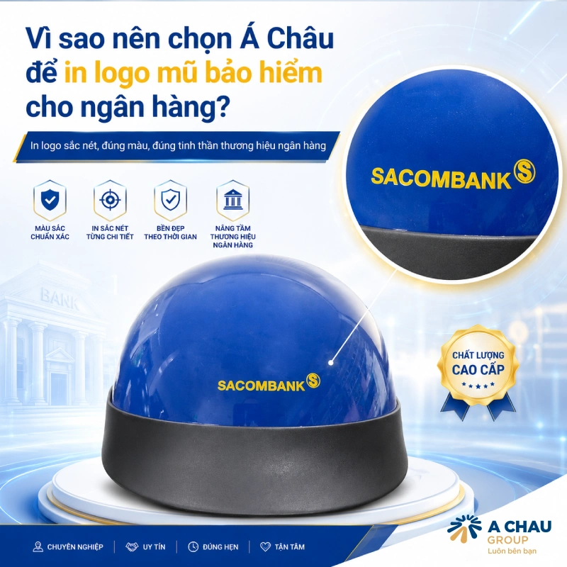 In logo sắc nét, đúng màu, đúng tinh thần thương hiệu ngân hàng