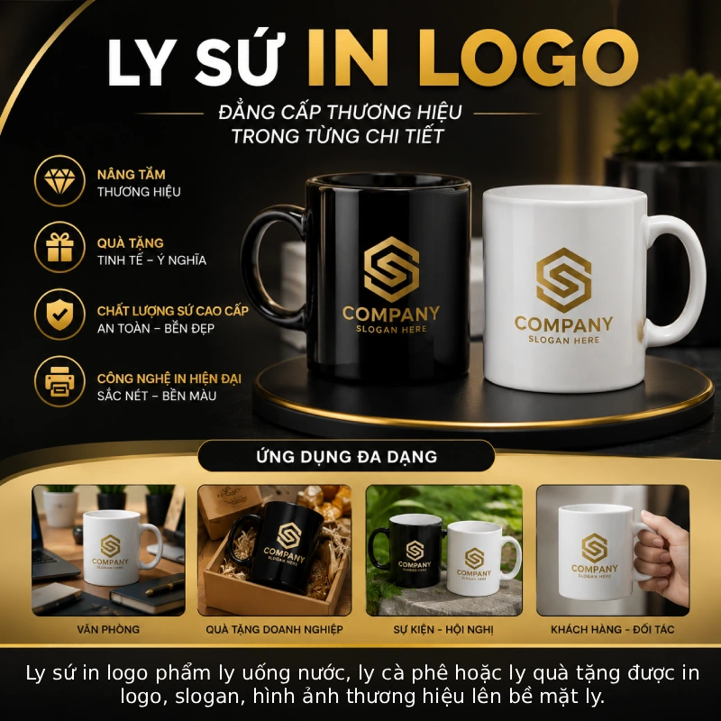 Ly sứ in logo là gì?