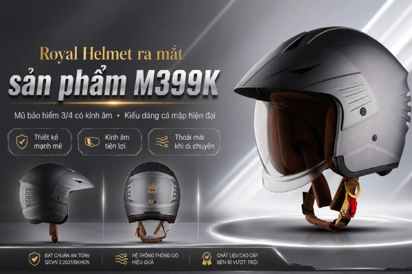 Royal Helmet ra mắt sản phẩm mới M399K