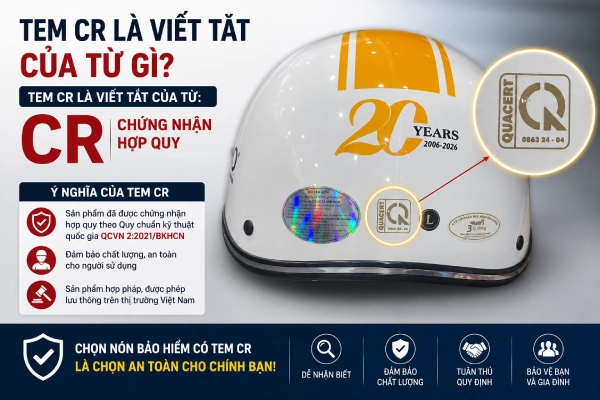 Tem CR là viết tắt của từ gì