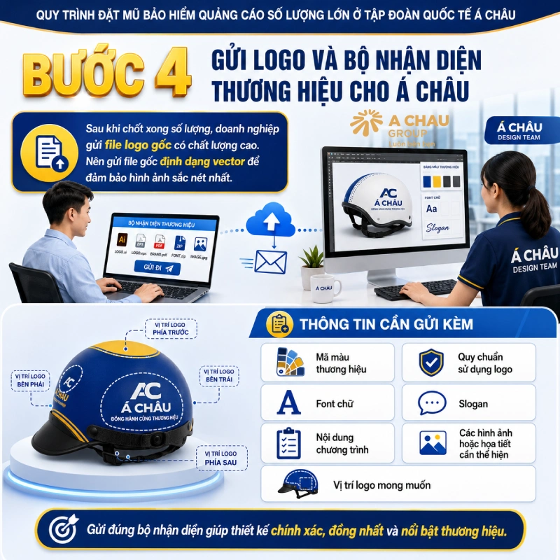 Quy trình đặt mũ bảo hiểm quảng cáo số lượng lớn ở Tạp đoàn quốc tế Á Châu bước 4