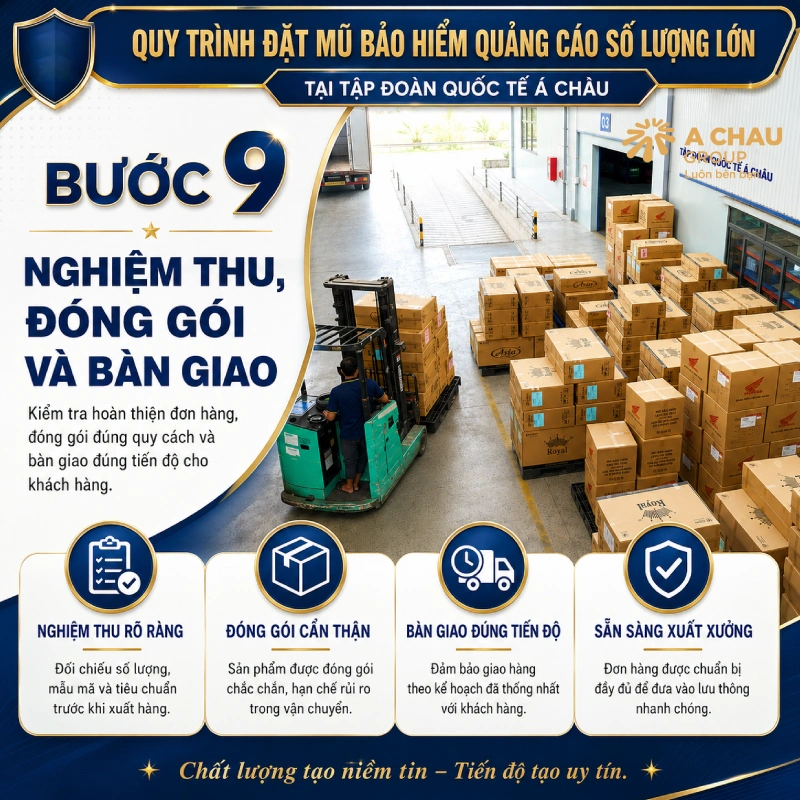 Quy trình đặt mũ bảo hiểm quảng cáo số lượng lớn ở Tạp đoàn quốc tế Á Châu bước 9
