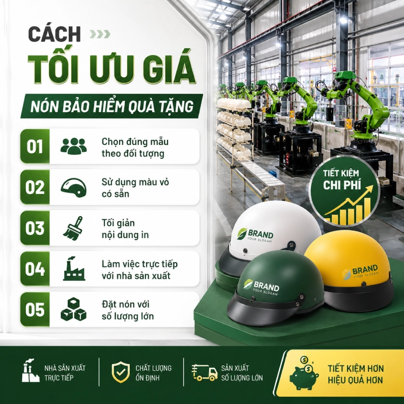 Bảng giá mũ bảo hiểm quà tặng mới nhất tại Á Châu 9 Cách tối ưu giá nón bảo hiểm quà tặng