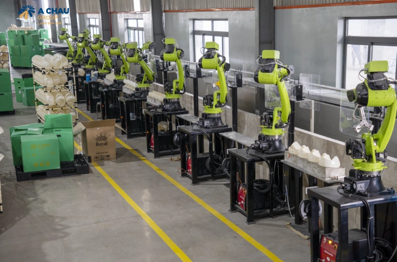 Hình ảnh nhà máy sản xuất nón bảo hiểm đạt chuẩn chất lượng cao