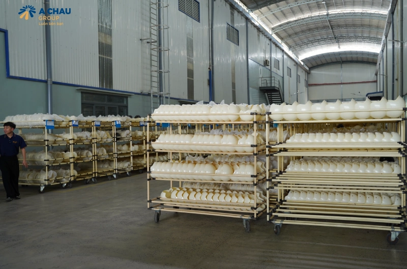 Hình ảnh nhà máy sản xuất nón bảo hiểm đạt chuẩn chất lượng cao