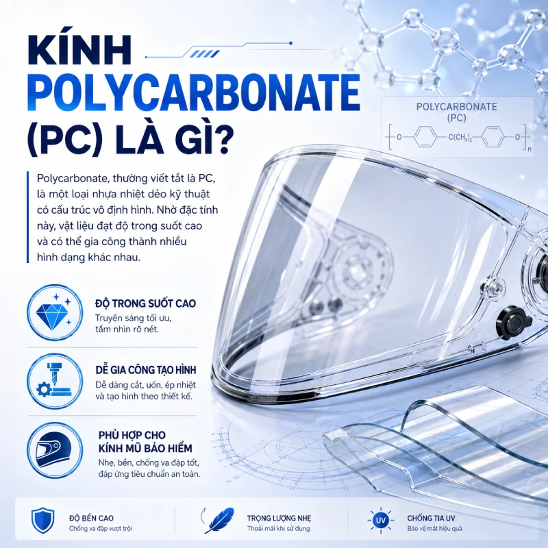 Kính Polycarbonate là gì?