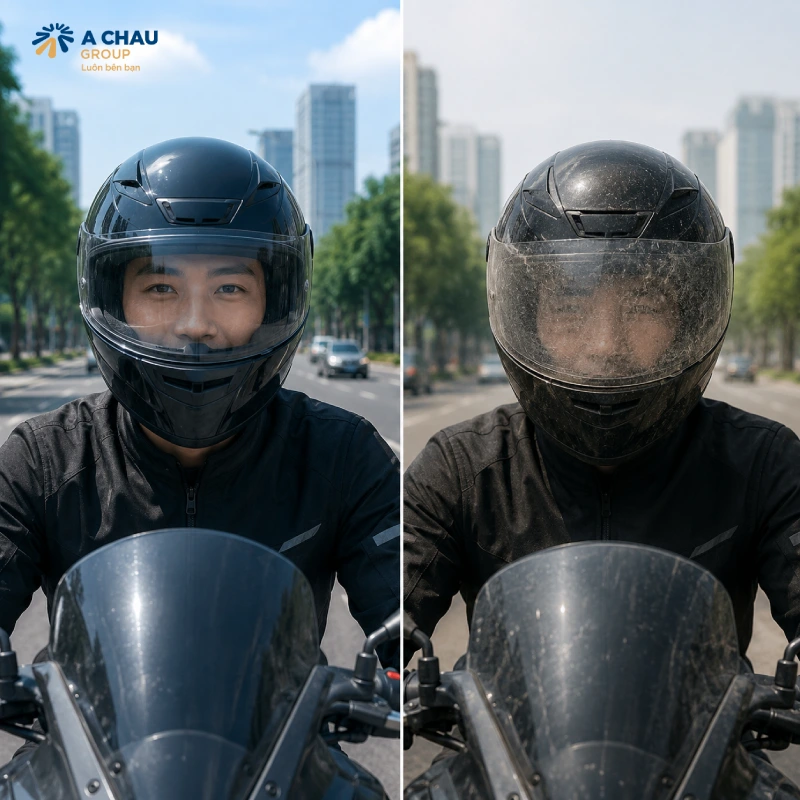 Hướng dẫn 5 cách làm sạch kính mũ bảo hiểm tốt nhất 2 Lý do cần làm sạch kính mũ bảo hiểm đúng cách