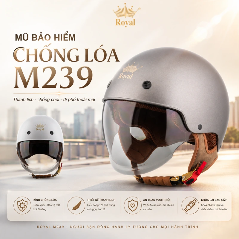 Điểm danh top 5 mũ bảo hiểm chống lóa tốt nhất hiện nay 3 Mũ bảo hiểm chống lóa M239