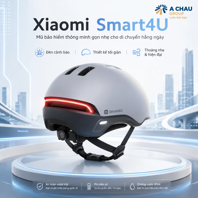 5 mũ bảo hiểm thông minh tốt nhất hiện nay 9 Xiaomi Smart4U là mẫu mũ bảo hiểm thông minh được nhiều người lựa chọn