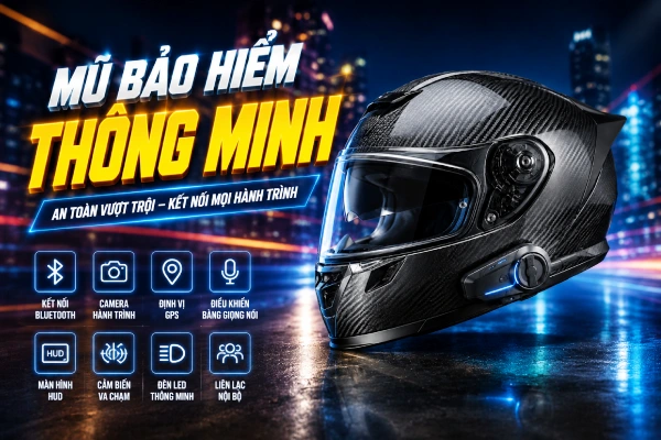 5 mũ bảo hiểm thông minh tốt nhất hiện nay