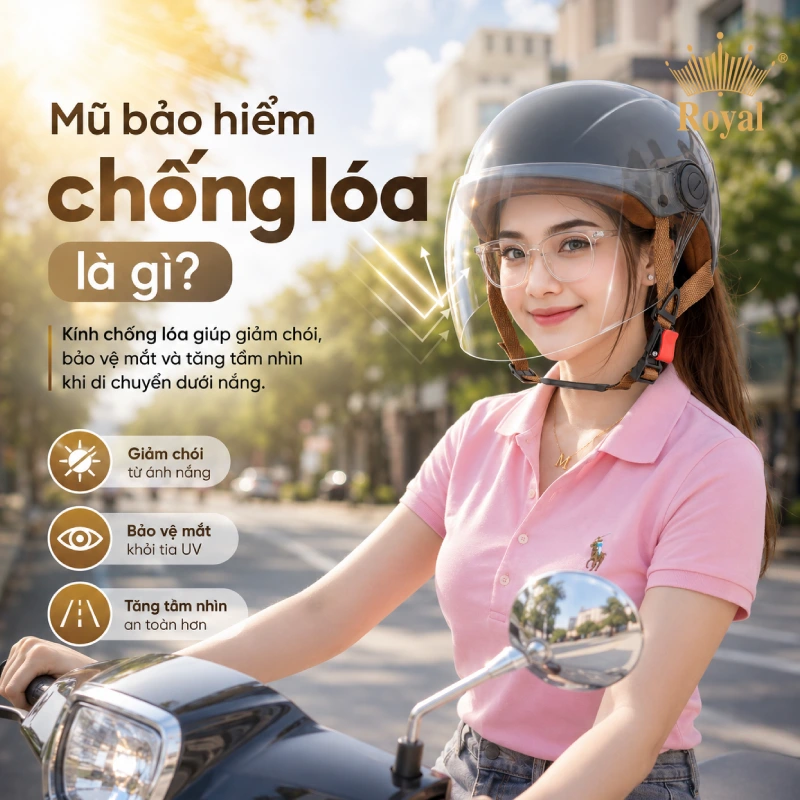 Điểm danh top 5 mũ bảo hiểm chống lóa tốt nhất hiện nay 1 Mũ bảo hiểm chống lóa là gì?