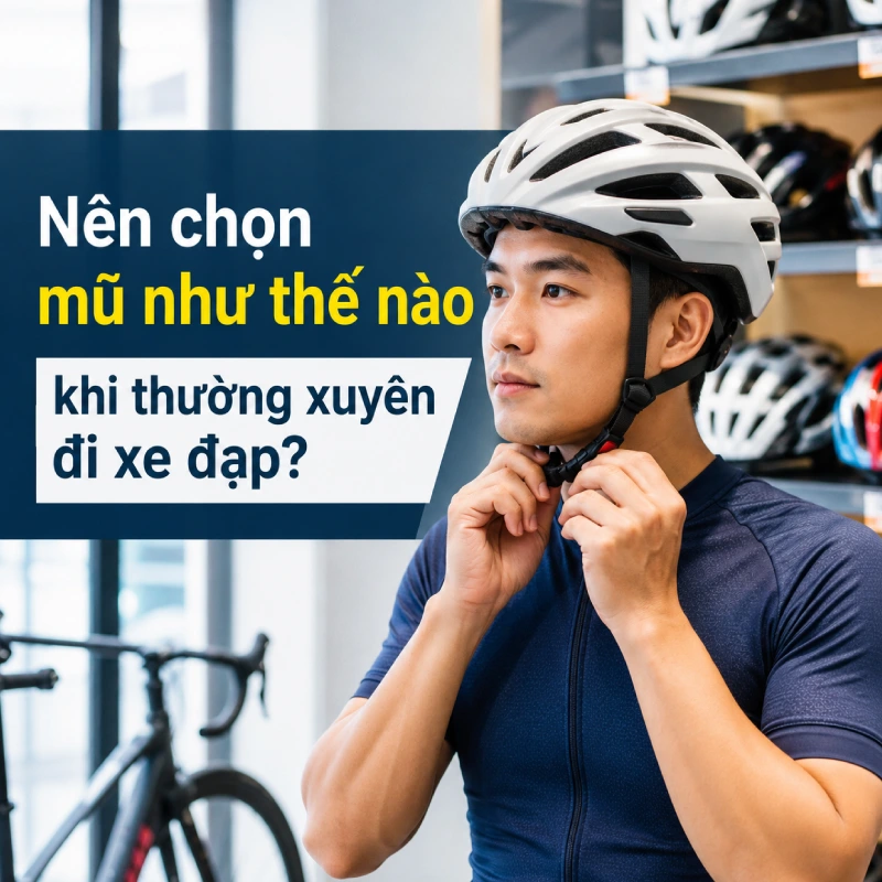Nên chọn mũ như thế nào khi thường xuyên đi xe đạp?