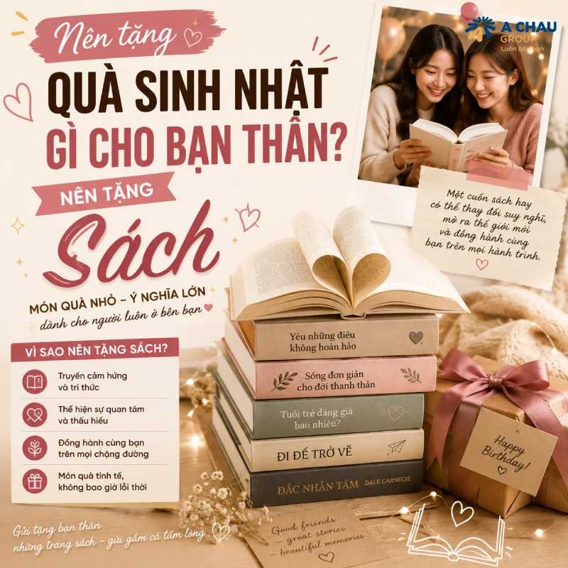Nên nên tặng quà sinh nhật gì cho bạn thân ý nghĩa 9 Sách đúng sở thích là lời giải đáp cho câu hỏi Nên tặng quà sinh nhật gì cho bạn thân