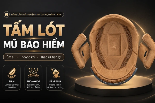 tấm lót nón bảo hiểm