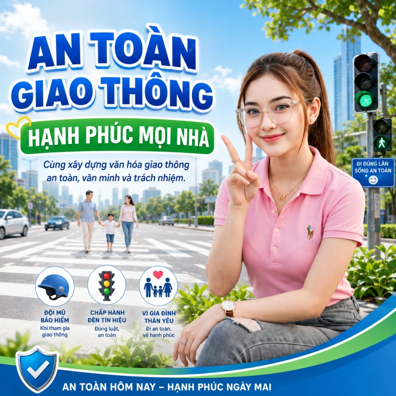 Thông điệp an toàn giao thông dễ nhớ dễ tác động vào tâm lý người dân