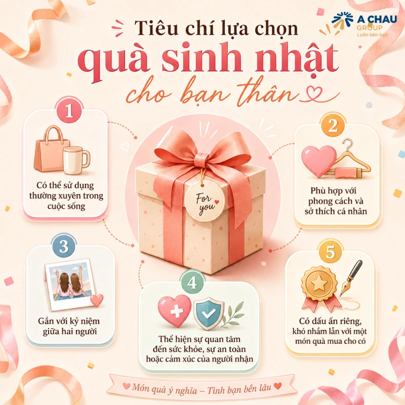 Nên nên tặng quà sinh nhật gì cho bạn thân ý nghĩa 1 Tiêu chí chọn quà tặng sinh nhật gì cho bạn thân