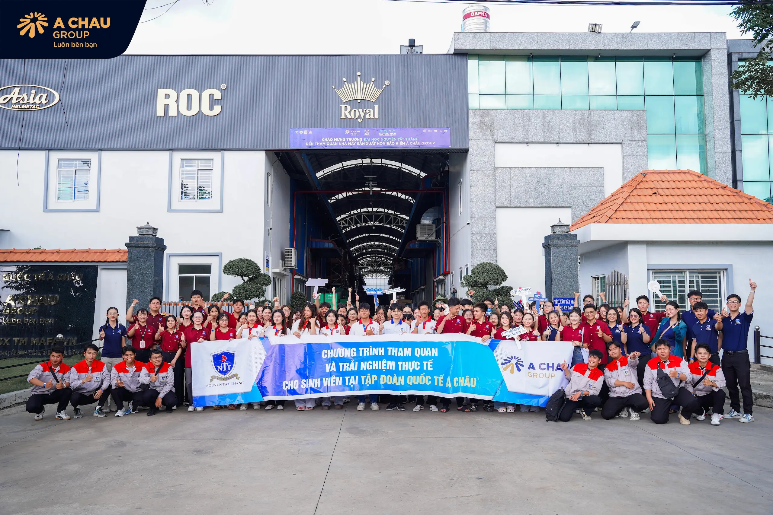 Factory tour 2026: hành trình “from material to safety” cùng Á Châu Group và Đại Học Nguyễn Tất Thành