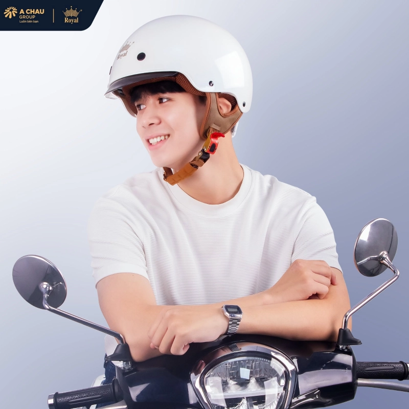 Mũ bảo hiểm 1/2 kính âm cho nam M239