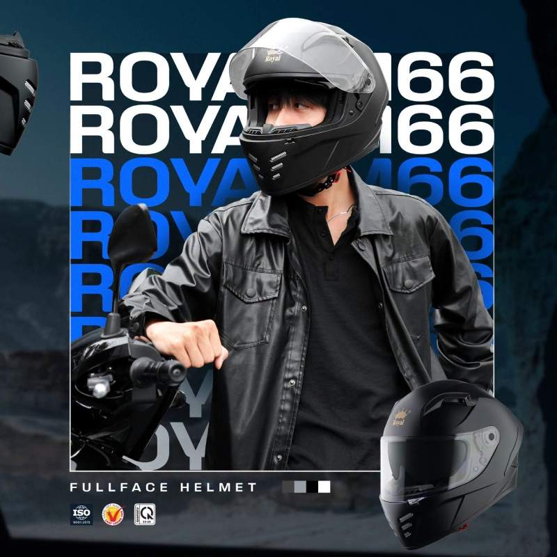 Mũ fullface có kính cho nam M66