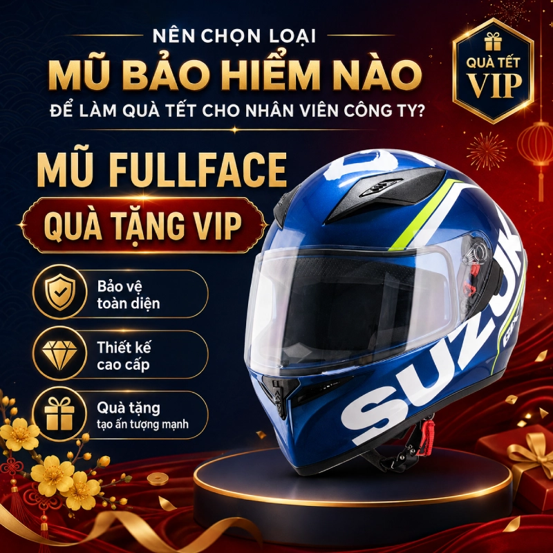 Mũ fullface quà tặng VIP