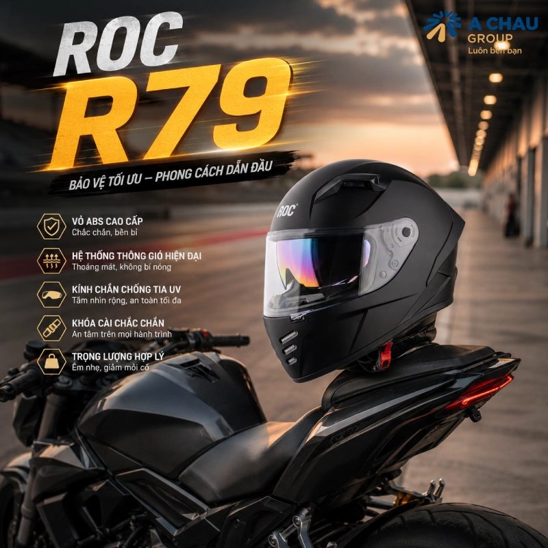 Nón moto ROC R79