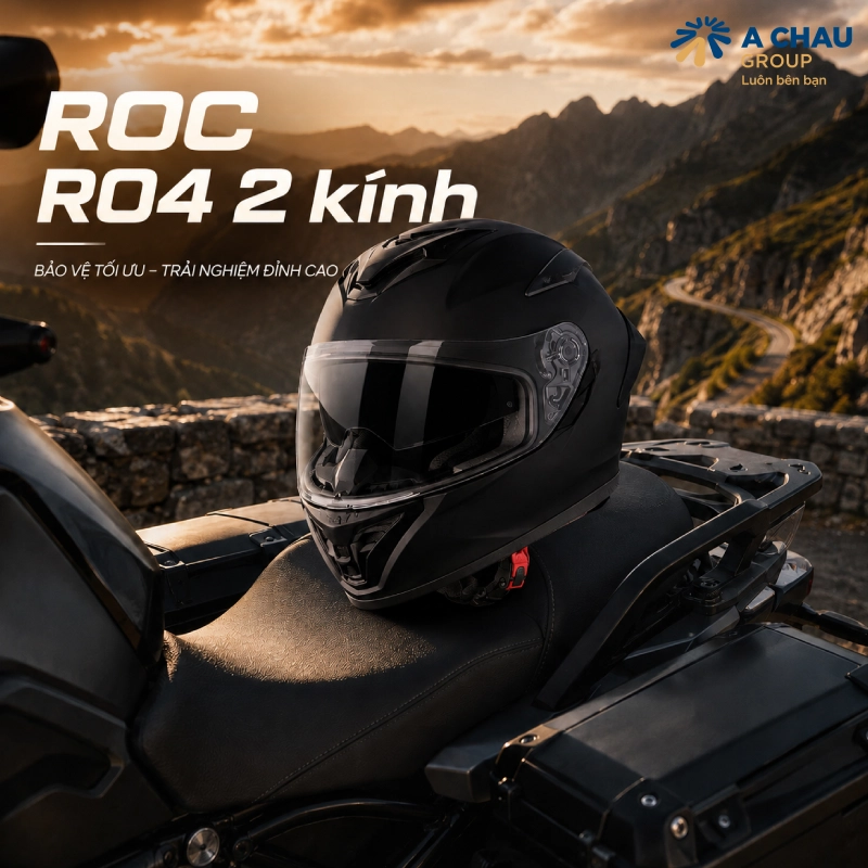 ROC R04 Mũ bảo hiểm moto chính hãng