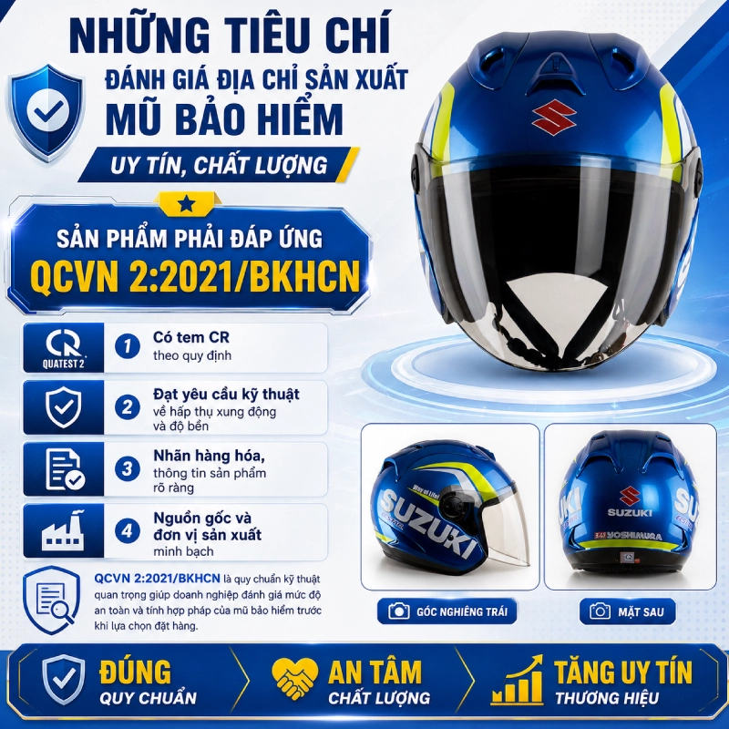 Sản phẩm phải đáp ứng QCVN 2:2021/BKHCN