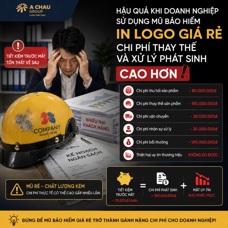 Chi phí thay thế và xử lý phát sinh cao hơn